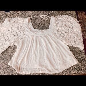 White Lace Blouse